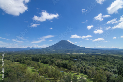 北海道ニセコから見る羊蹄山
