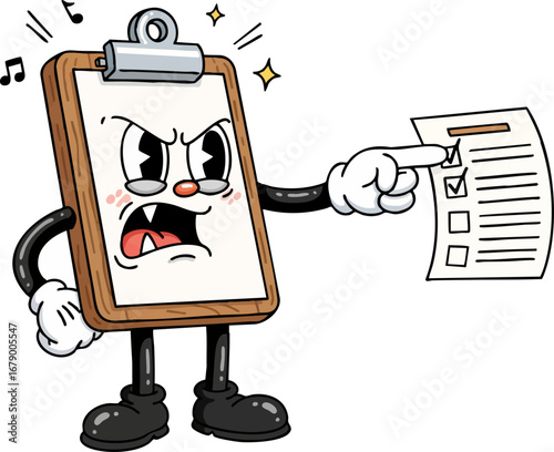 A Bossy Clipboard with a Checklist
