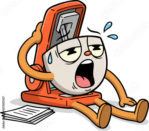 A Lazy, Yawning Stapler