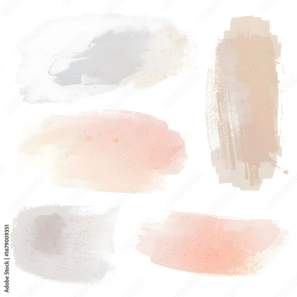 Fototapeta premium watercolor brush strokes