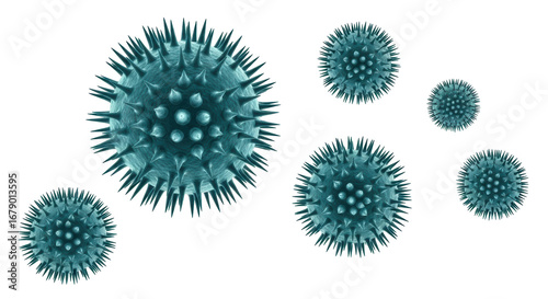 Photos Isolated Virus Illustration