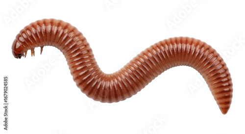 Isolated Millipede