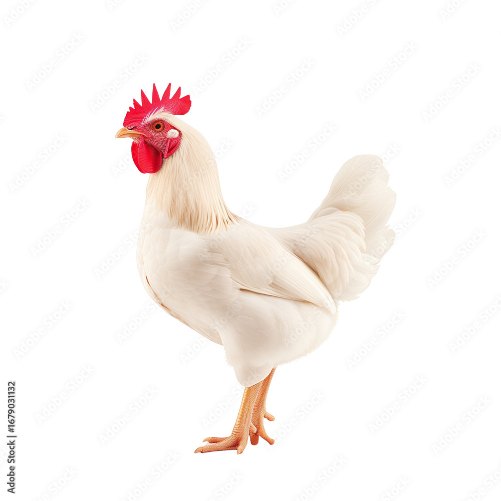 Fototapeta premium Fresh chicken on transparent or white background