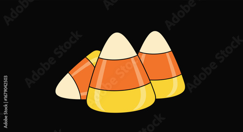 Sweet halloween candy corn treats for festive fall celebrations