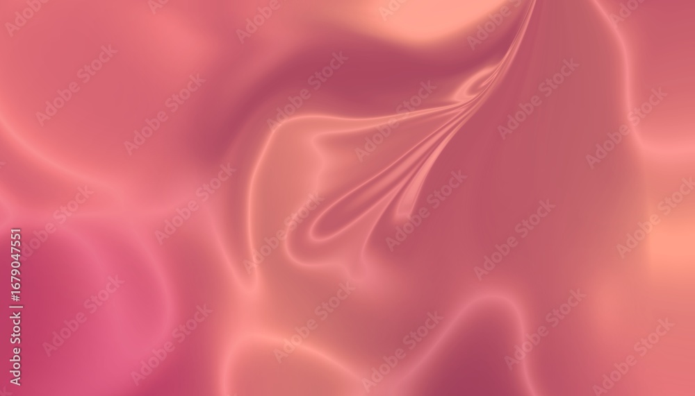 Fototapeta premium Luxurious abstract digital painting of silky pink fabric texture, created on a tablet. Perfect for elegant backgrounds, wallpapers, and modern design projects.