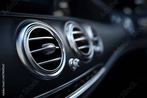 Car Interior: Sleek Air Vents