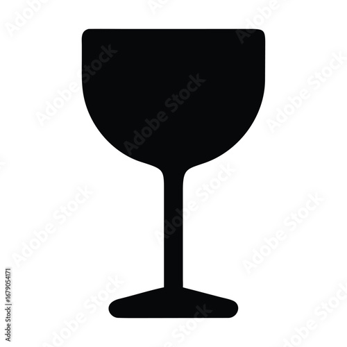Wine Glass Icon Vector