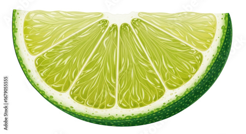 Isolated Lime