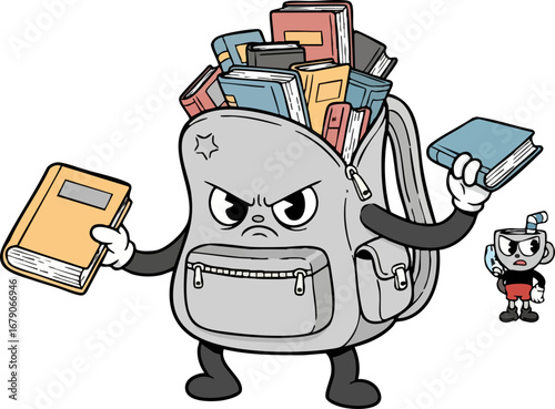 A Grumpy, Overstuffed Backpack