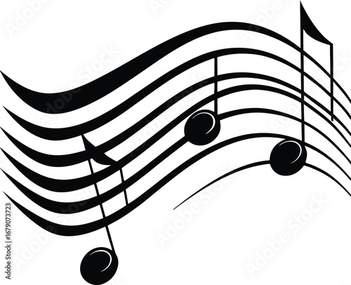 music notes background