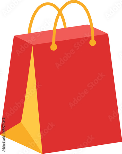 red shopping bag