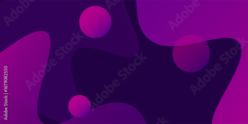 Colorful Abstract Shapes. Abstract geometric background with blue gradient.  EPS 10 stock vector