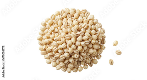 Isolated Pearl Barley