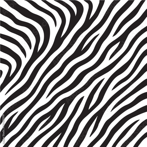 Abstract zebra stroke texture graphic vector illusration