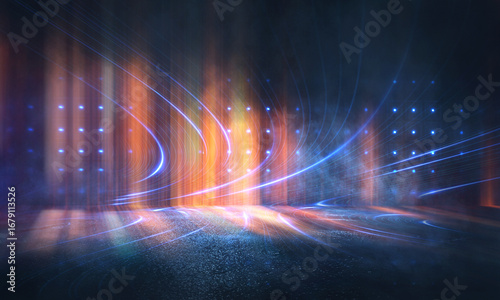 Abstract modern futuristic ...