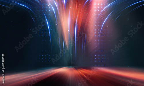 Abstract modern futuristic ...