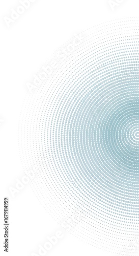 Delicate halftone pattern in soft teal tones for contemporary designs