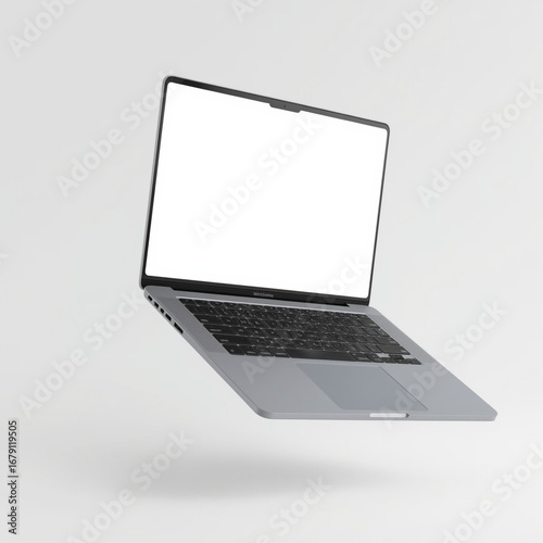 laptop isolated on white background