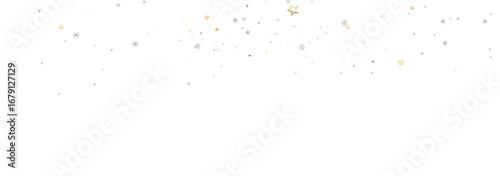 Beautiful winter background with stars and snowflakes. Perfect for holidays.