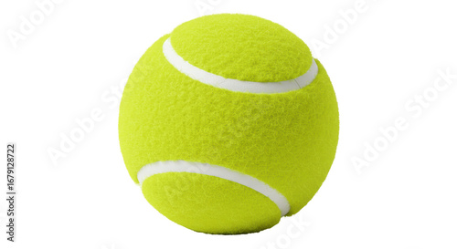 Billede på lærred Isolated Tennis Ball