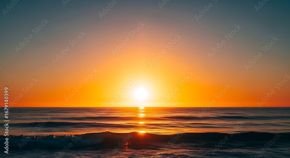 Obraz premium sunset over the sea