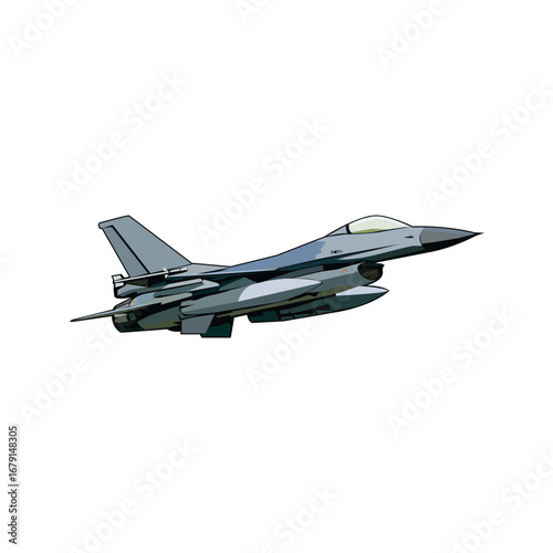Combat aircraft design template
