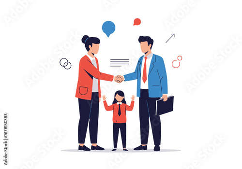 Family partnership agreement securing future financial stability through collaboration