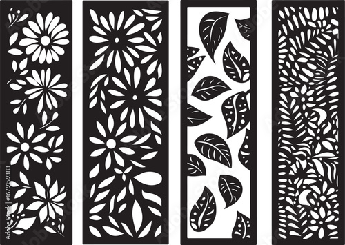 Floral & Geometric Laser Cut Wall Panel SVG Bundle
