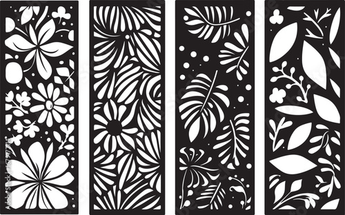 Floral & Geometric Laser Cut Wall Panel SVG Bundle
