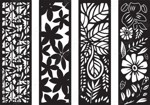 Floral & Geometric Laser Cut Wall Panel SVG Bundle
