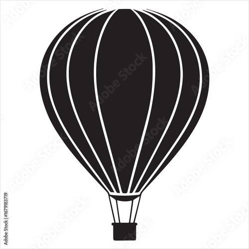 air balloon vector art illustration