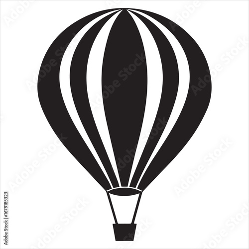 air balloon vector art illustration