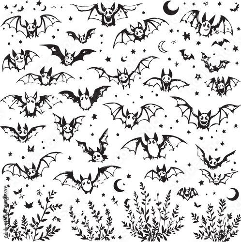 “The Sky That Sang in Wings” (or) “Bat Ballet: A Whirl of Midnight Whimsy”