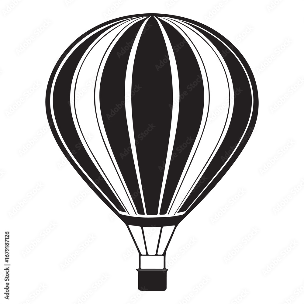 Fototapeta premium air balloon vector art illustration