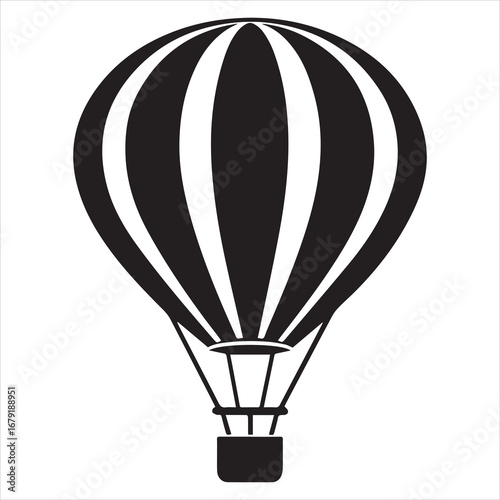 air balloon vector art illustration