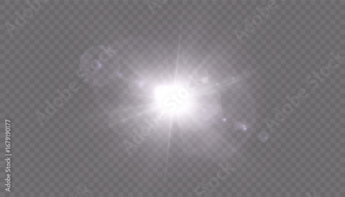 Bright white highlights and elliptical light reflections that mimic lens reflections. Transparent glow for photographic and projection highlights, as well as cinematic lighting.
