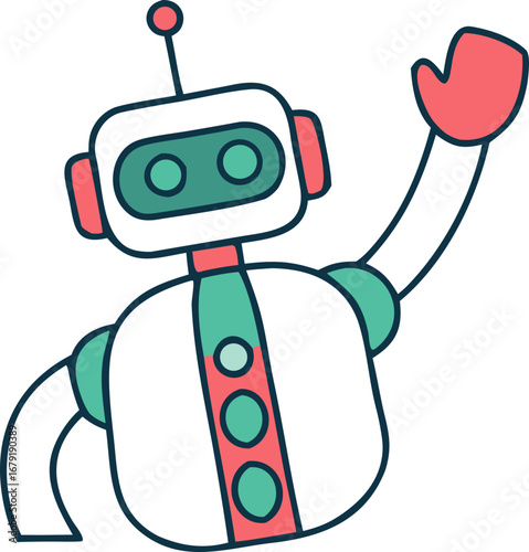 generative ai character vector icon