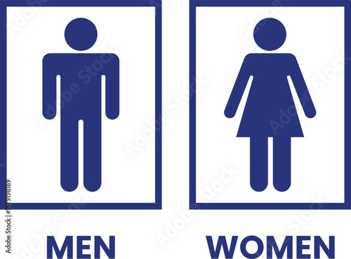 Toilet sign