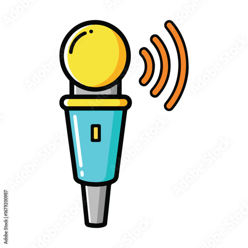 Modern International Podcast Day Illustration
