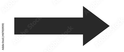 Black straight arrow icon design