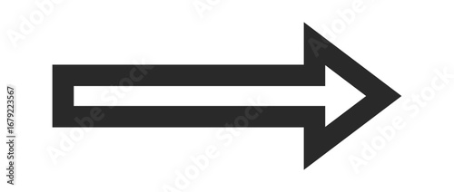 Geometric arrow icon graphical element