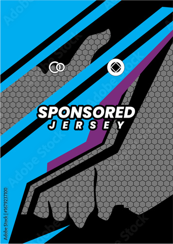 Abstract background for sports jersey pattern