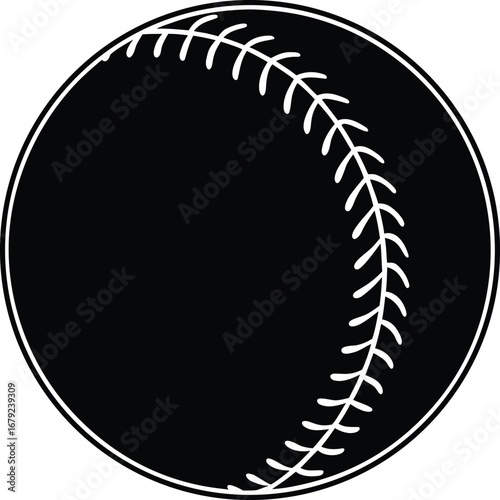 Icon Baseball Sports Elements Icon Color Stock Vector