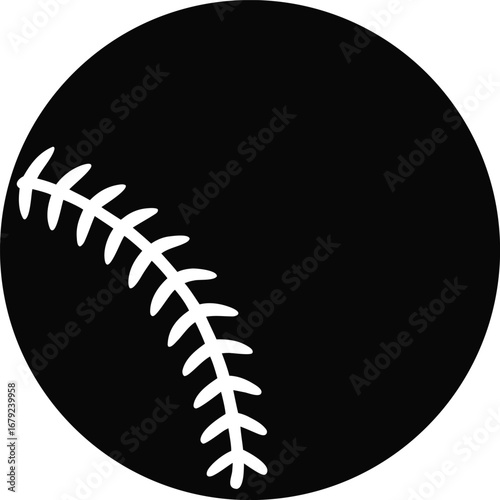 Icon Baseball Sports Elements Icon Color Stock Vector