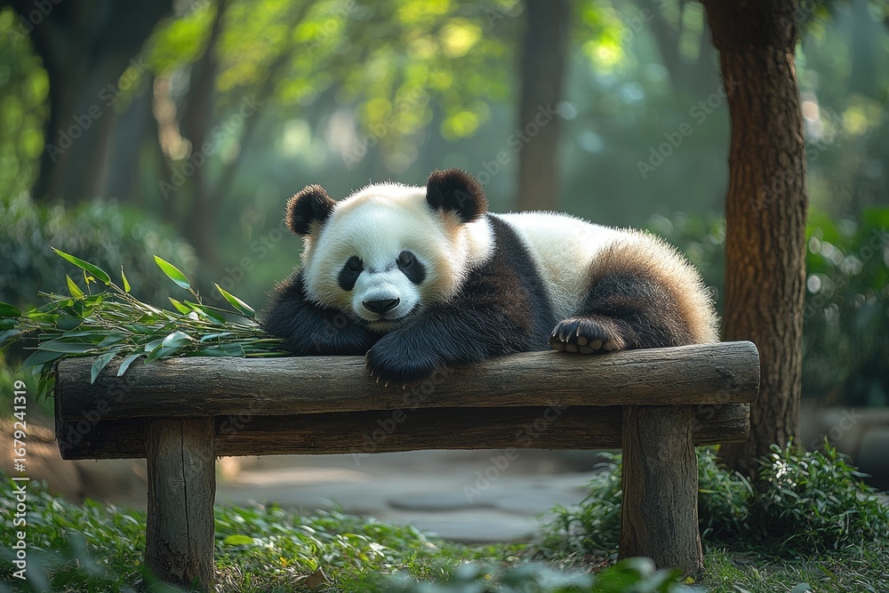 Obraz premium giant panda bear