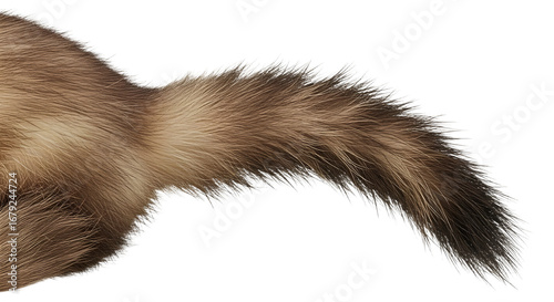 Animal Tail Furry Texture Brown