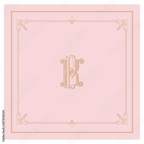 PK, KP, logo PK, Letter PK,  Monogram PK,Wedding Monogram, Wedding Logo, Logo Design , Monogram Vintage