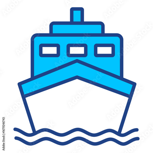 Ship Simple Vector Icon Collection