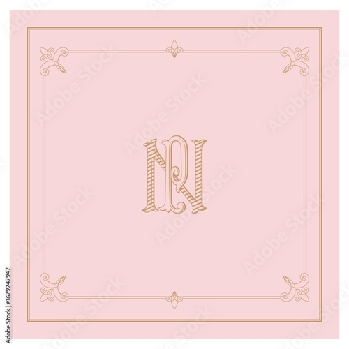 PN, NP, logo PN, Letter PN,  Monogram PN,Wedding Monogram, Wedding Logo, Logo Design , Monogram Vintage
