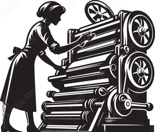 Elegant illustration of stylized books with floral and ornamental design in black and white